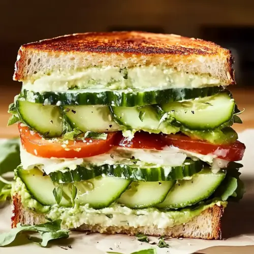 Loaded Cucumber & Avocado Sandwich