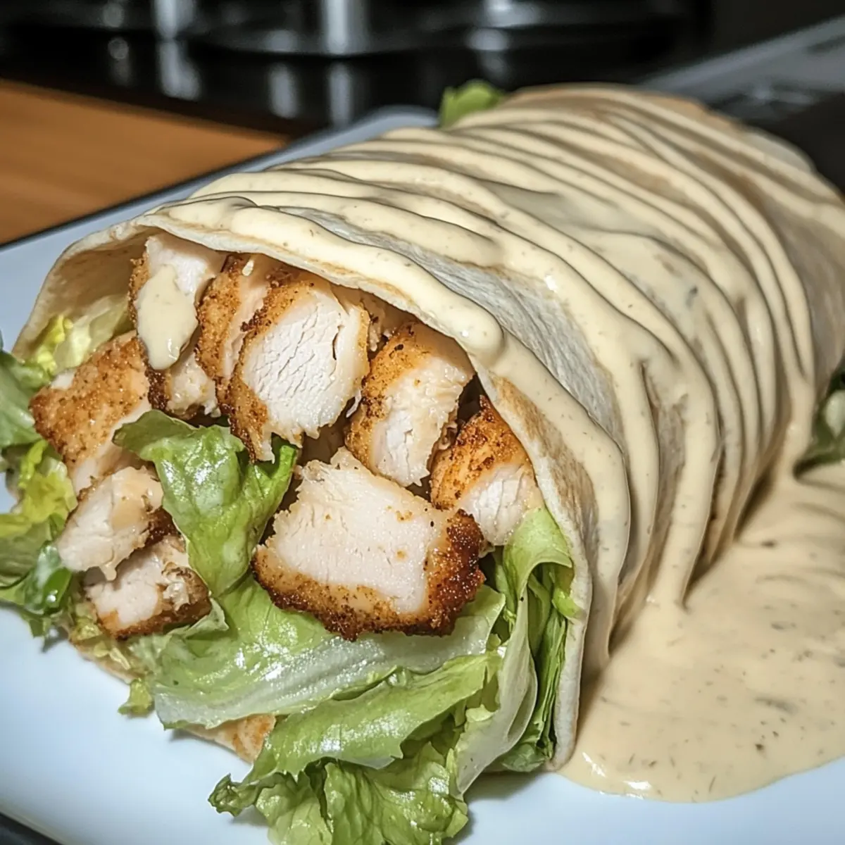 Chicken Caesar Wraps