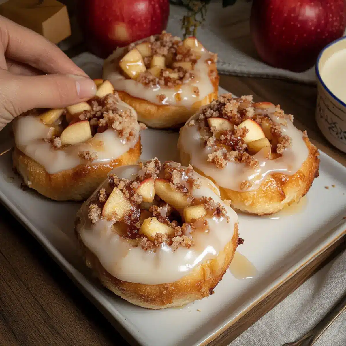 Apple Cheesecake Buns