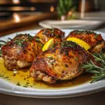 Lemon Paprika Roast Chicken Thighs
