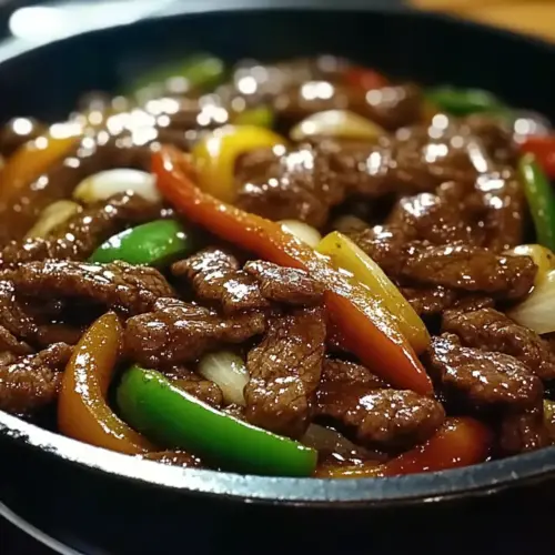 Sizzling Chinese Pepper Steak