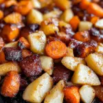 Maple Dijon Roasted Apples & Carrots Delight