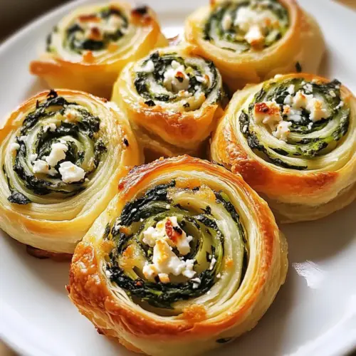 Spinach Feta Pinwheels