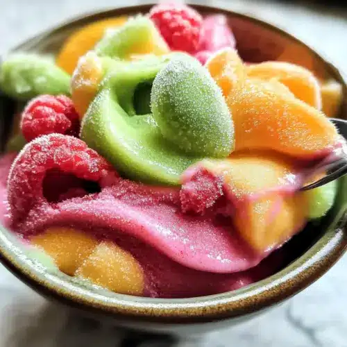 Homemade Rainbow Sherbet Recipe