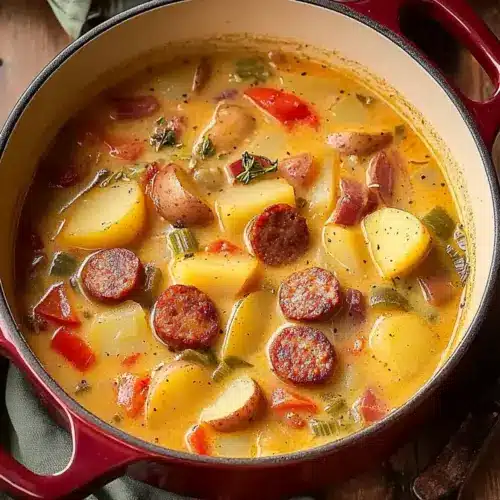 Classic Dutch Oven Cajun Potato Soup