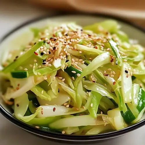 Zesty Ginger Sesame Cabbage