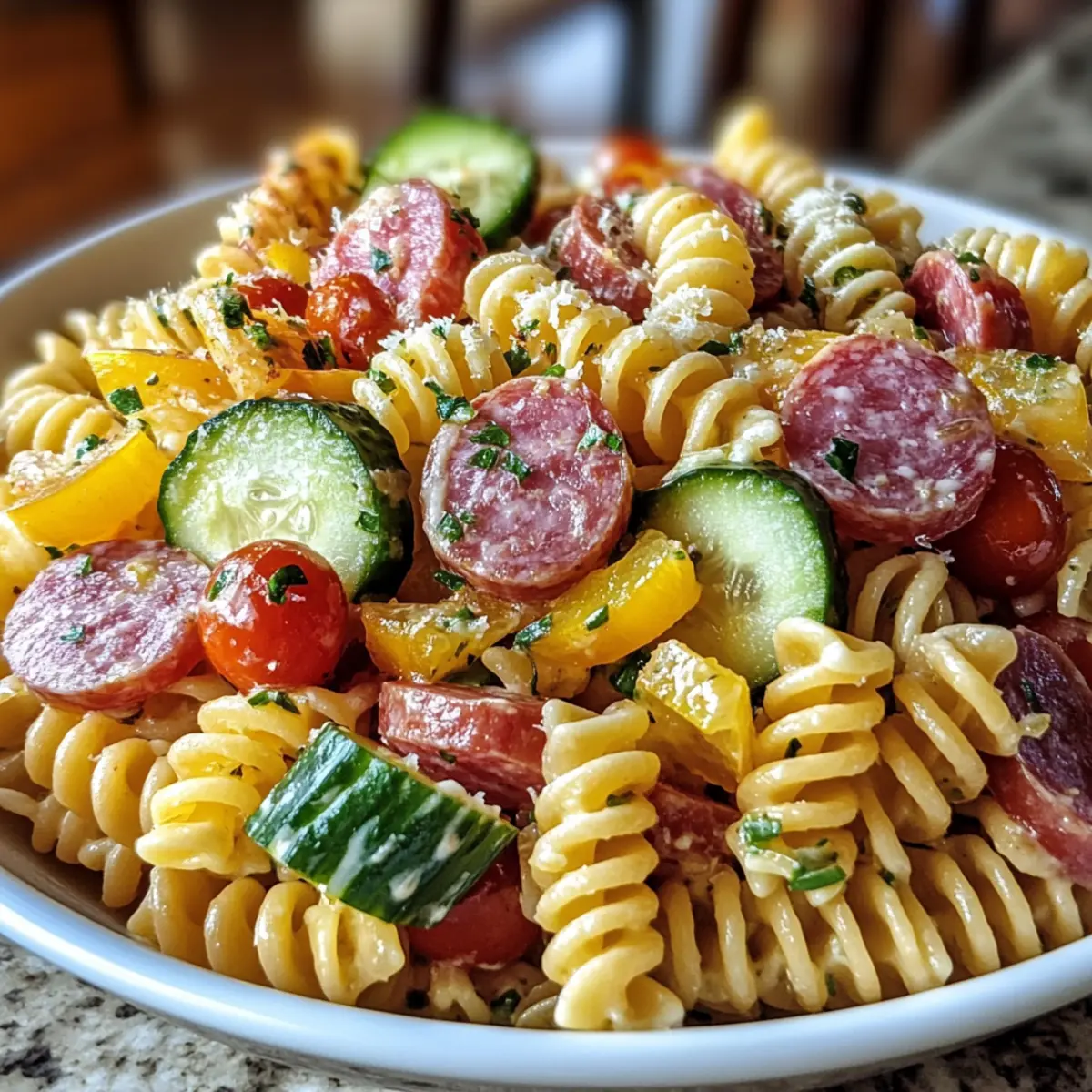 Easy Grinder Pasta Salad