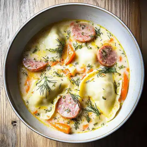 Pierogi Dill Soup