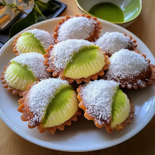 Pandan Coconut Madeleines